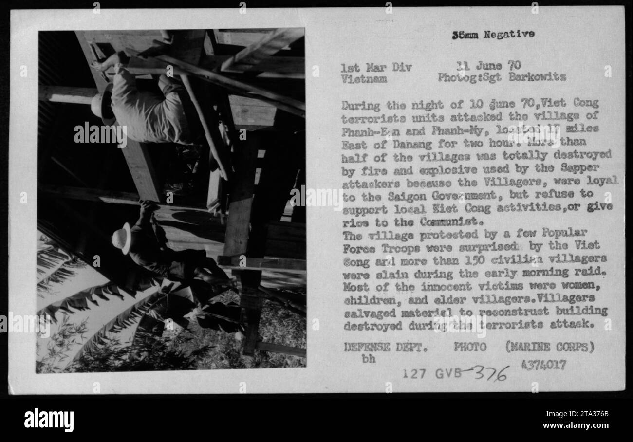 Morning activities of local residents Black and White Stock Photos