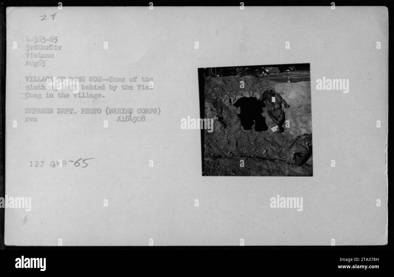 Vietnam war soldier village Black and White Stock Photos & Images - Alamy