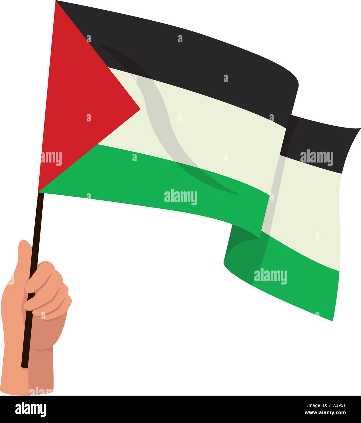 palestine save flag in hand Stock Vector Image & Art Alamy