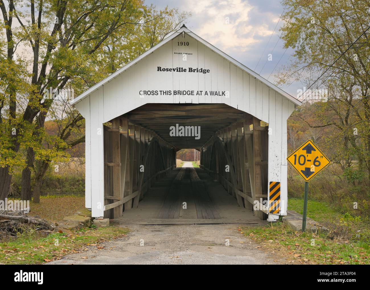 Roseville Covered Bridge (1910), in Parke County in Roseville, Indiana