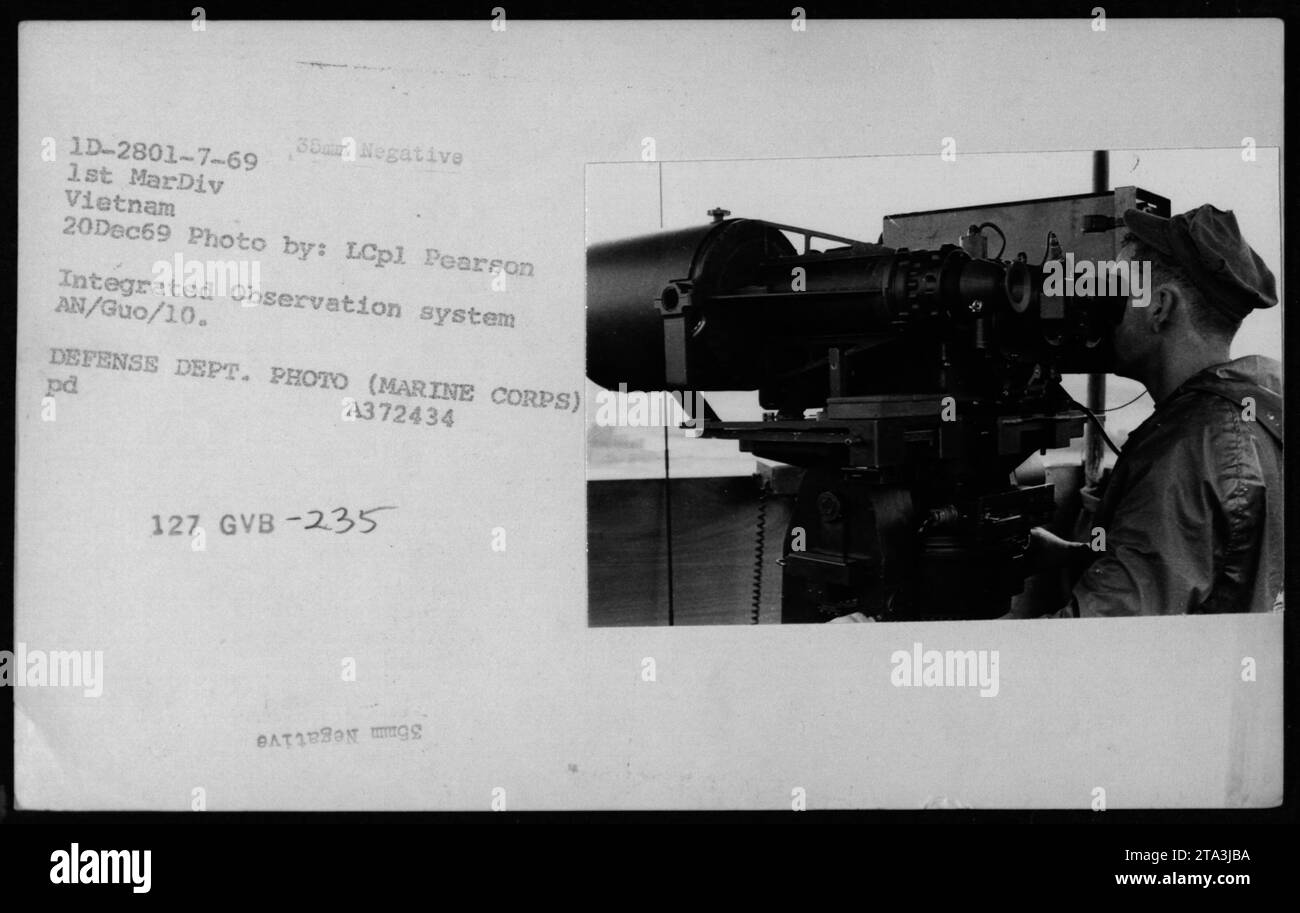 Soldiers on a military post in Vietnam, December 20, 1969. The