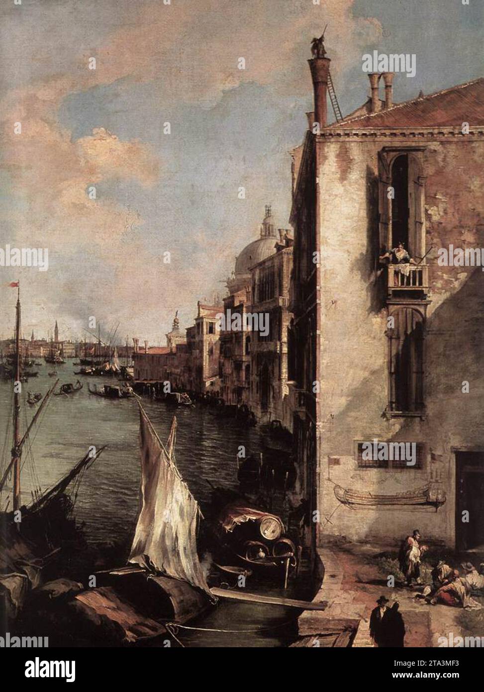 Canaletto | Venice, a view of the grand canal looking north-east from