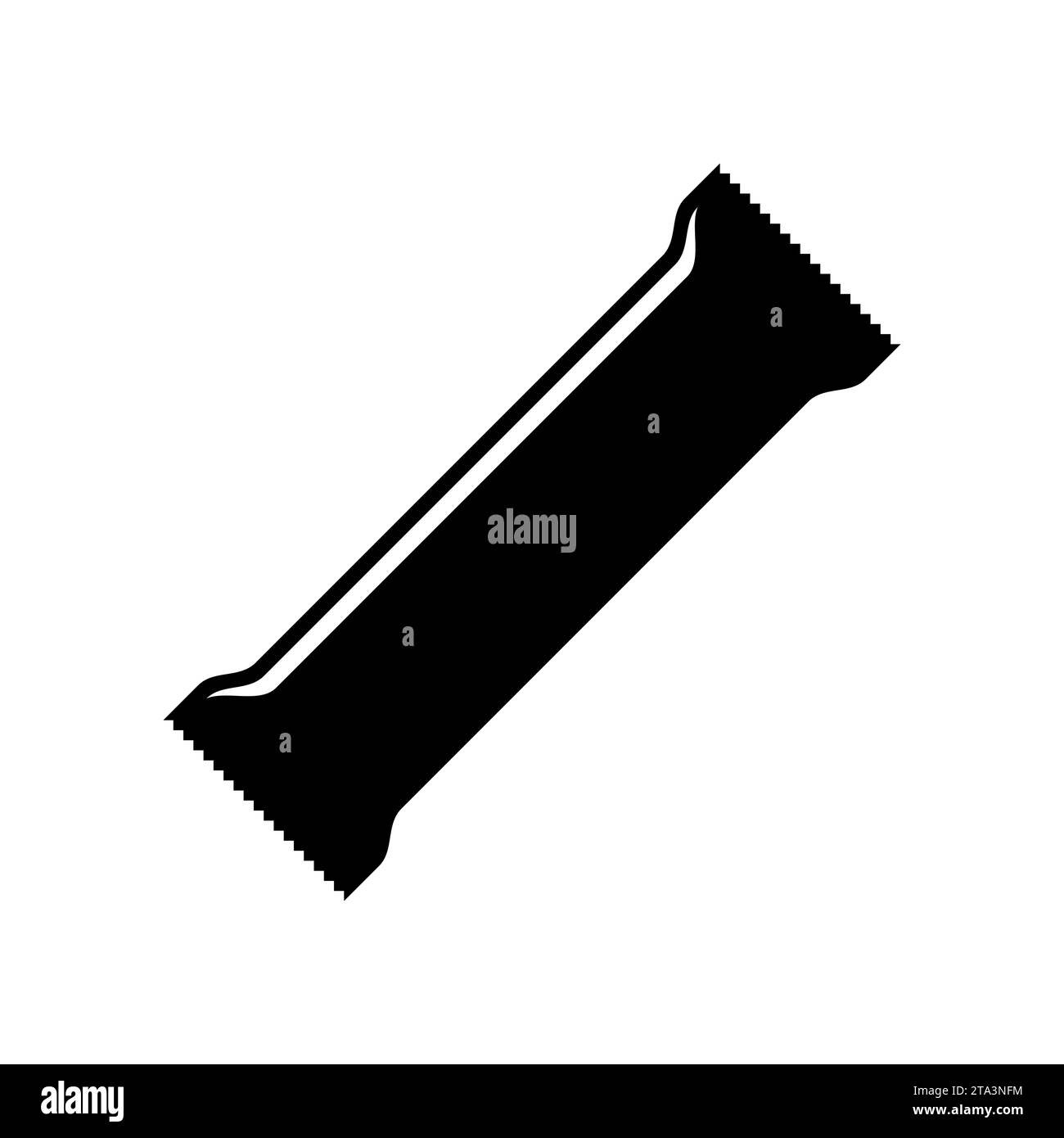 Chocolate bar of candy bar icon isolated on white background. Sweet