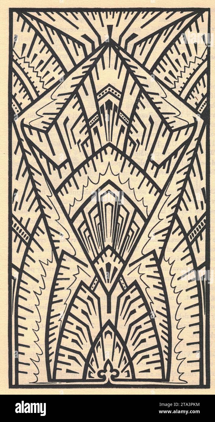 Christopher Dresser. Design for a glass window. From the publication