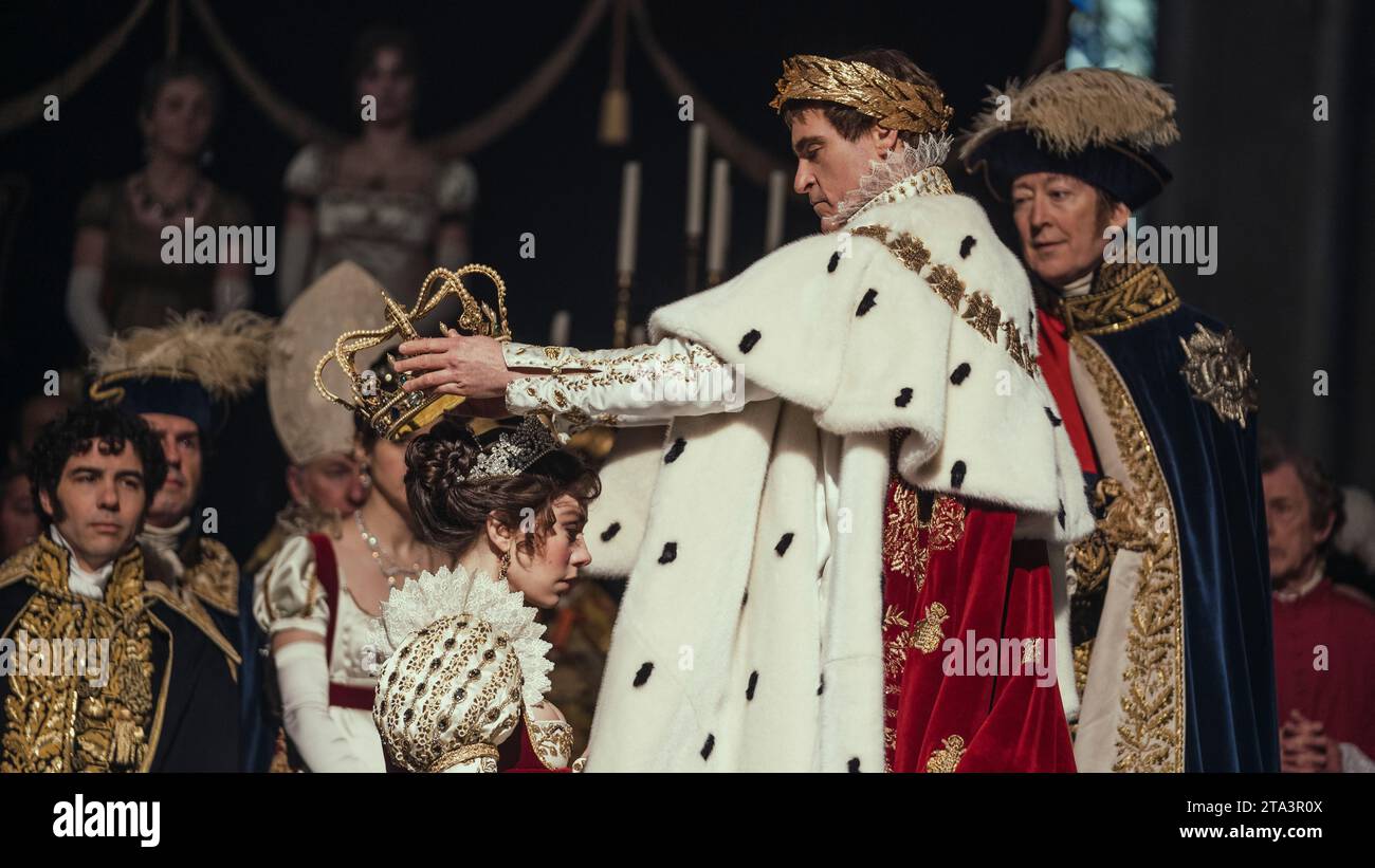 Napoleon (2023) directed by Ridley Scott and starring Joaquin Phoenix 