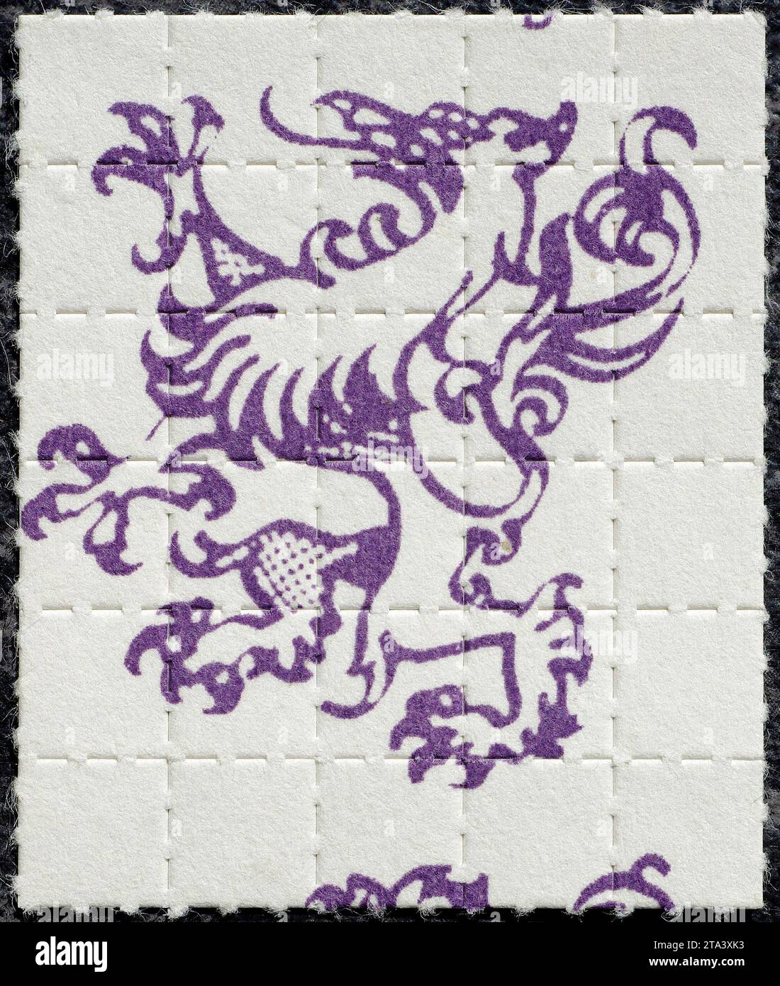 Lion Rampant & Double Eagle [Gryphon and Lion] 1980's - BLOTTER ACID ...