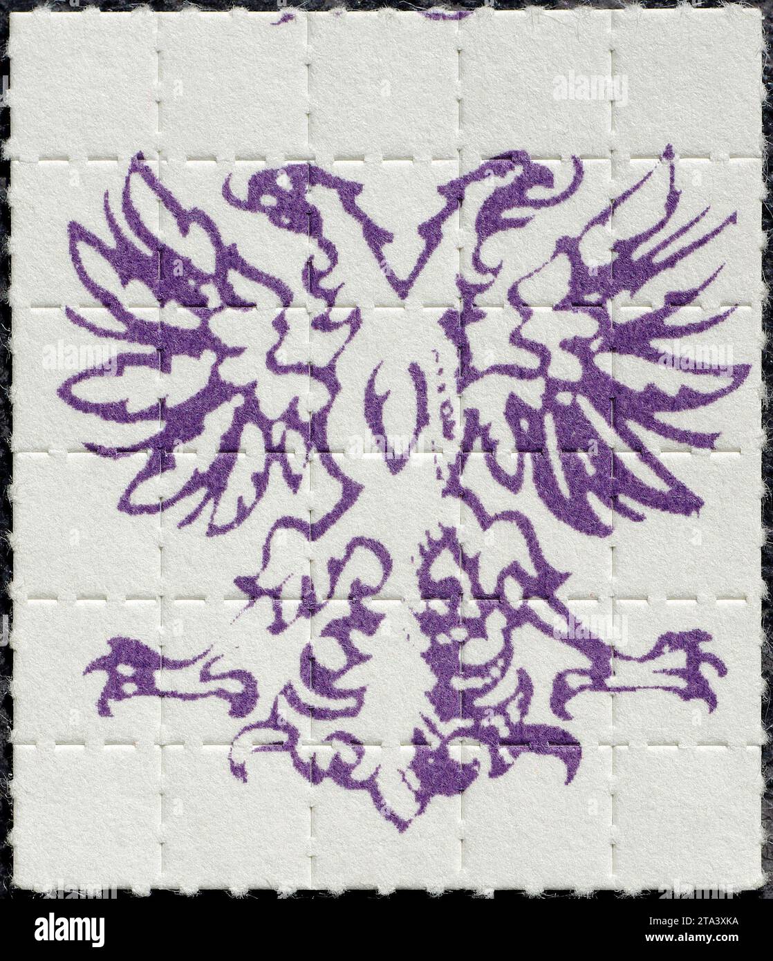 Lion Rampant & Double Eagle [Gryphon and Lion] 1980's - BLOTTER ACID ...