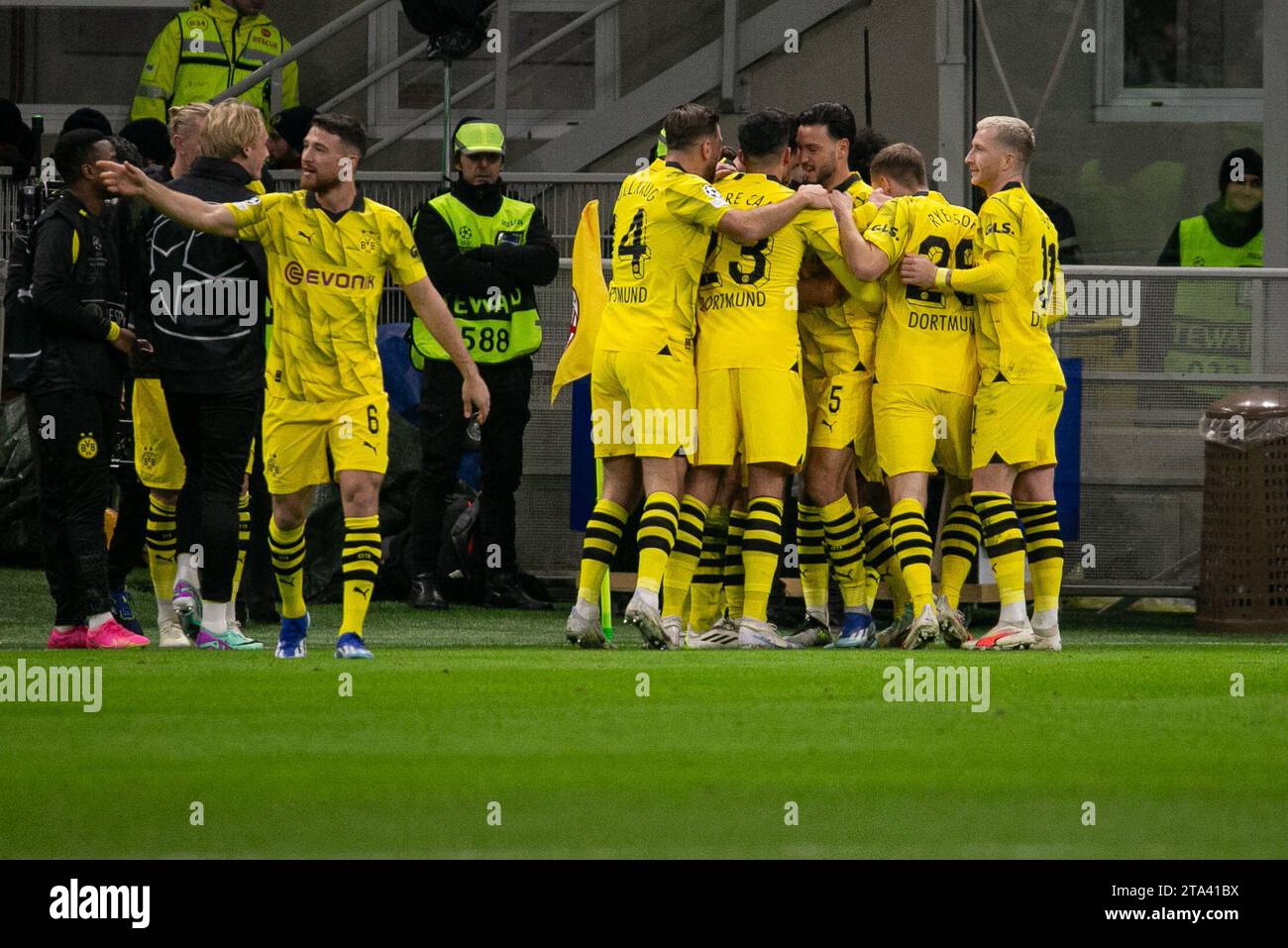 Borussia dortmund goal celebration 2023 hi-res stock photography and images  - Alamy