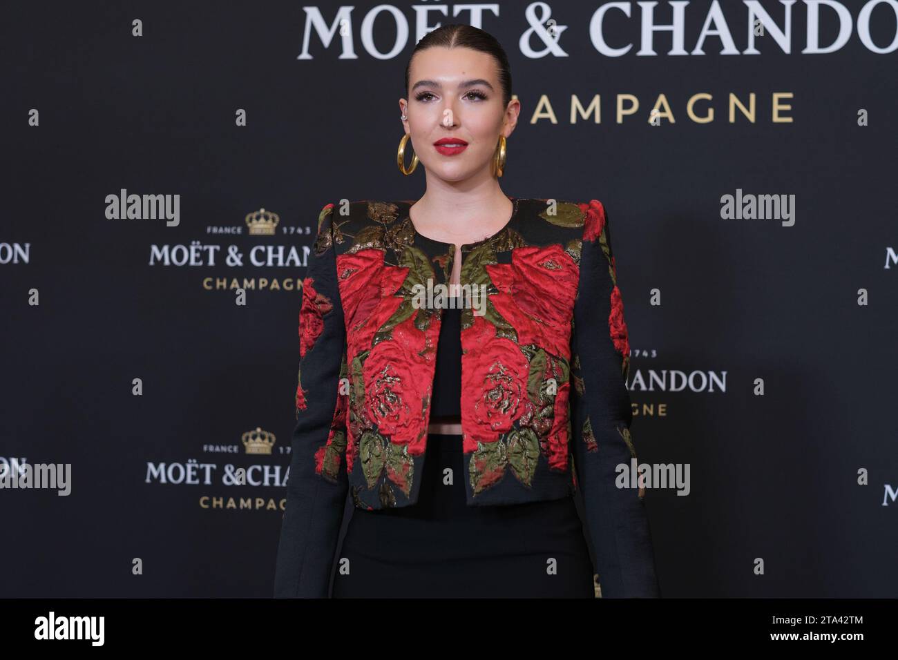 Alba Roca Moet Tamara falco attends the moet chandon photocall at the mandarin hi-res ...