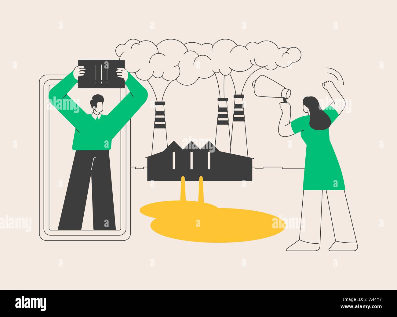 Eco-shaming abstract concept vector illustration Stock Vector Image