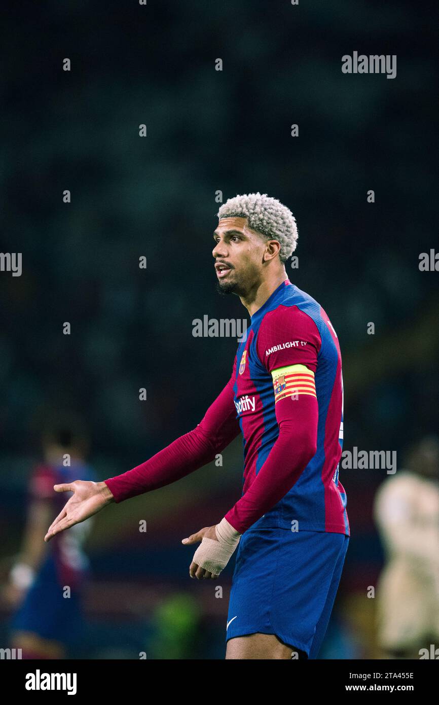 Barcelona, Spain, 28, November, 2023.  Spain-Football-Champions League FC Barcelona v Oporto FC.  Credit: Joan G/Alamy Live News Stock Photo