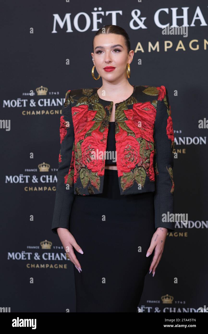 Alba Roca Moet Madrid, Spain. 28th Nov, 2023. Alba Diaz attends the MOET CHANDON ...