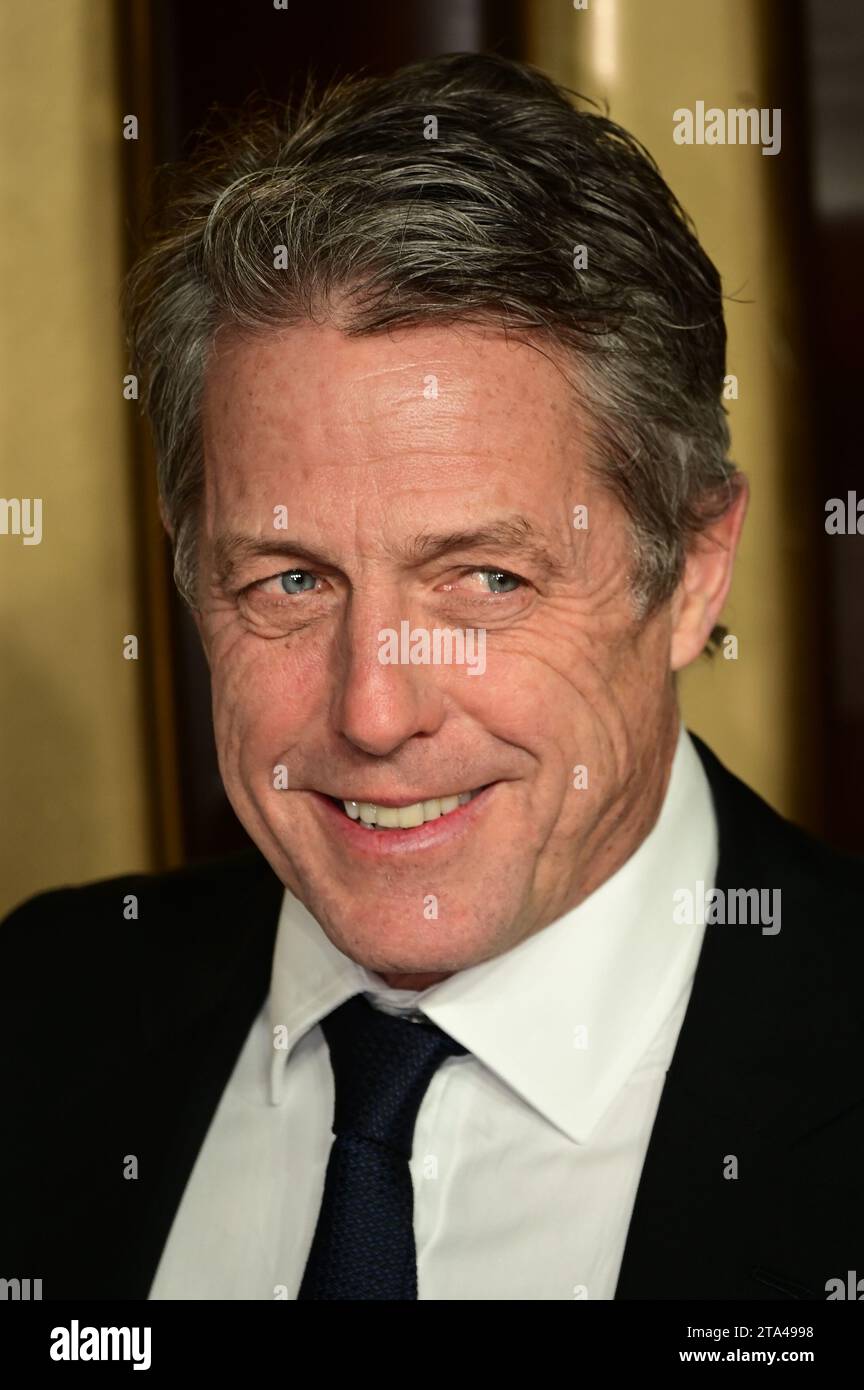 London, UK. 28th Nov, 2023. Hugh Grant attends the Warner Bros. Pictures Presents - The World Premiere of Wonka at Royal Festival Hall. Credit: See Li/Picture Capital/Alamy Live News Stock Photo