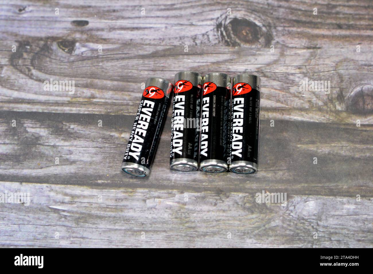 Cairo Egypt, November 6 2023 Eveready super heavy duty longer lasting