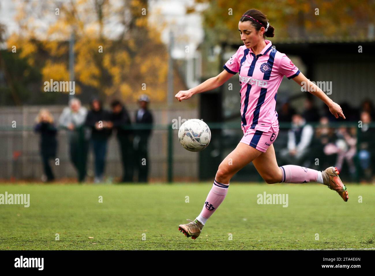 Phoebe Read (15 Dulwich Hamlet) in action Stock Photo