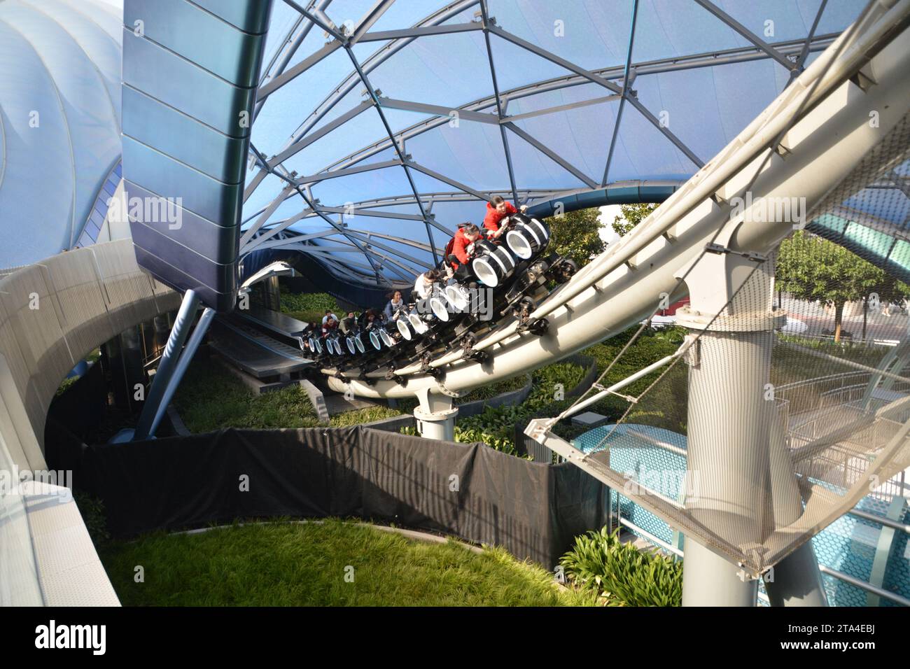 Tron coaster hi-res stock photography and images - Alamy