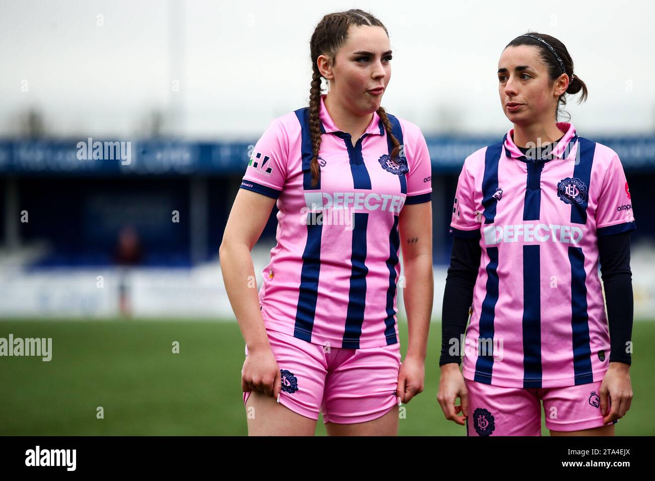 Summer Roberts (9 Dulwich Hamlet), Phoebe Read (15 Dulwich Hamlet) Stock Photo