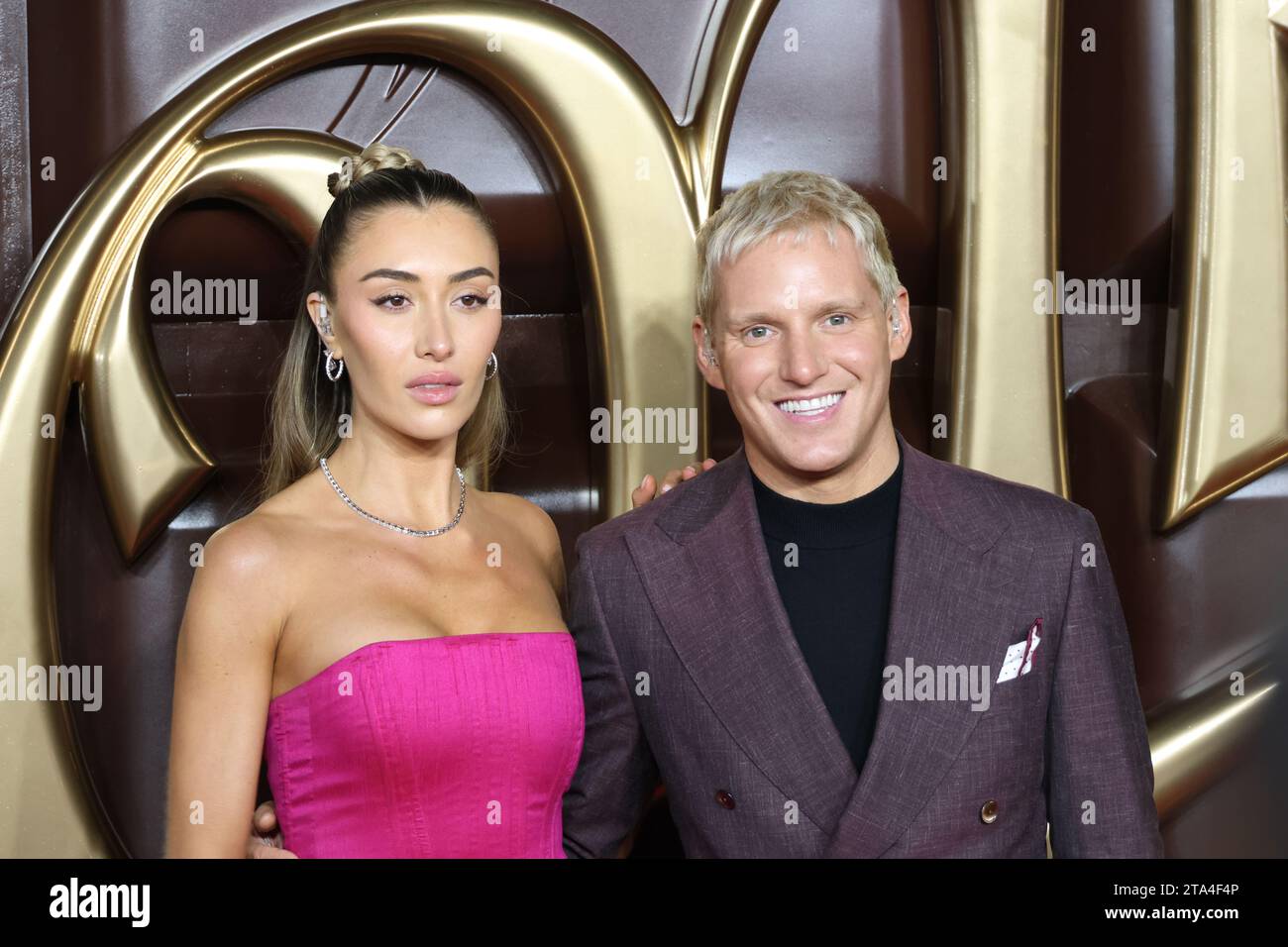 Sophie Habboo and Jamie Laing, WONKA World Premiere, Royal Festival