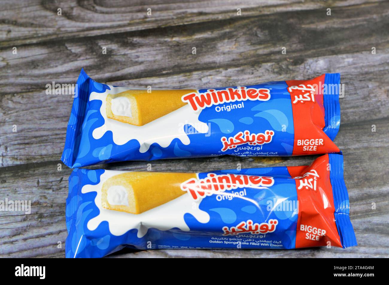 Cairo, Egypt, November 4 2023 Twinkies original taste, Twinkie is an