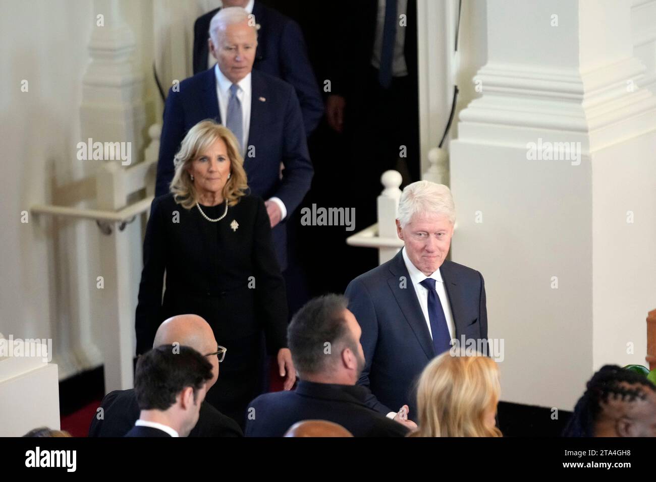 President Joe Biden, first lady Jill Biden and former President Bill