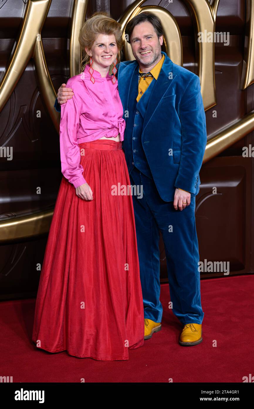London, UK. November 28th, 2023. Eloise Moody and Paul King arriving at