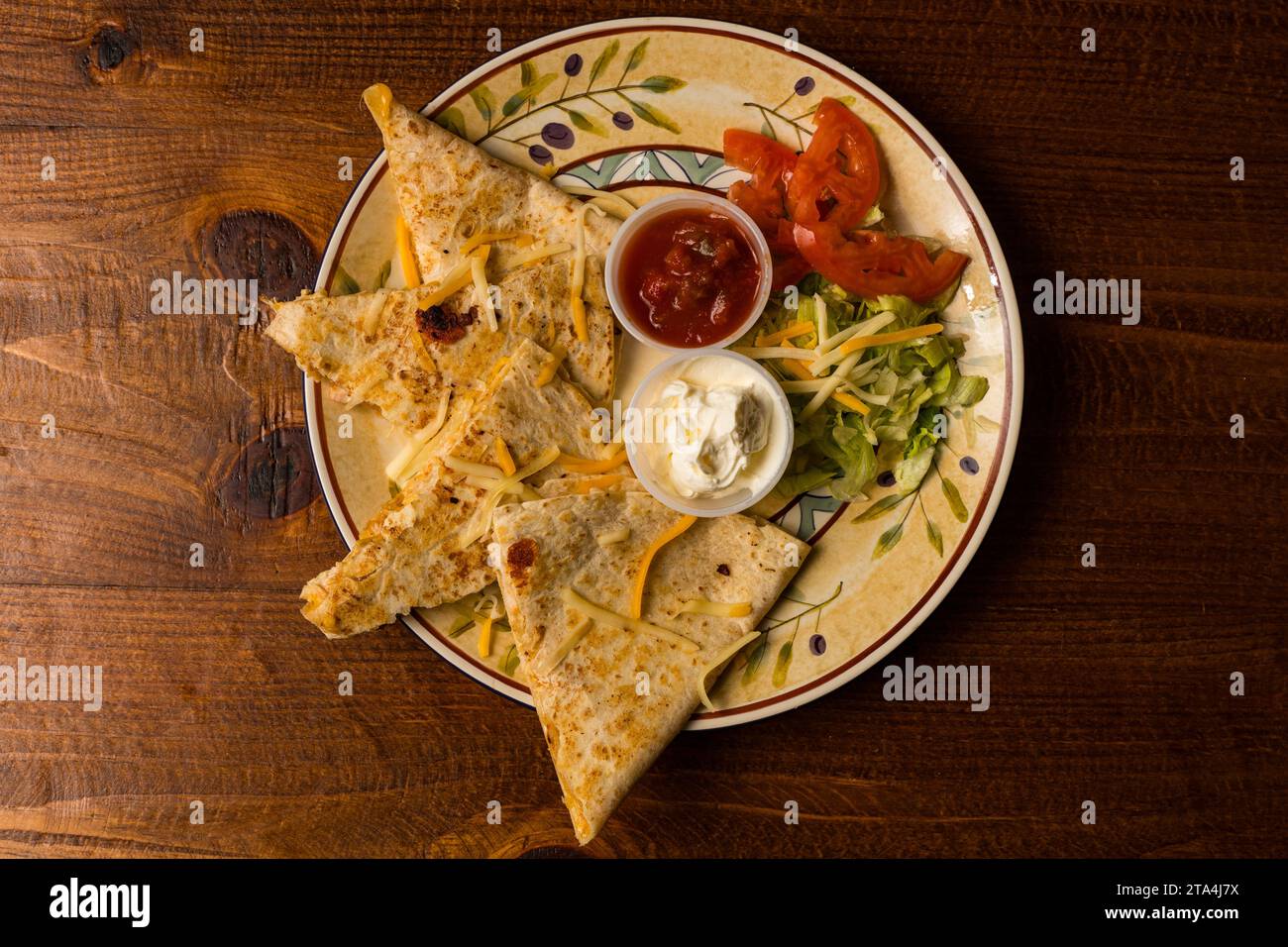 Quesadilla Stock Photo