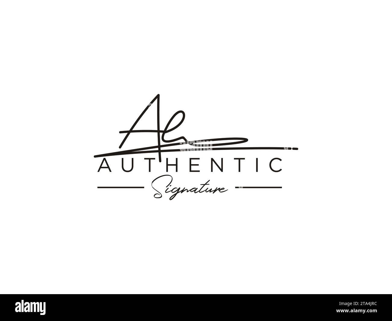 AE Signature Logo Template Vector Stock Vector Image & Art - Alamy