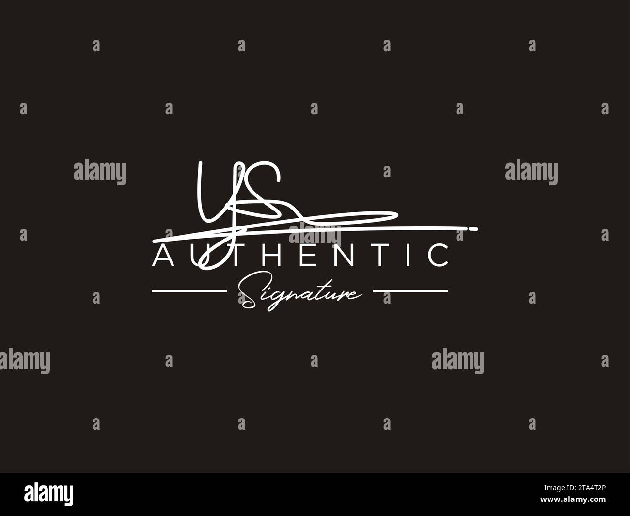 YS Signature Logo Template Vector Stock Vector Image & Art - Alamy