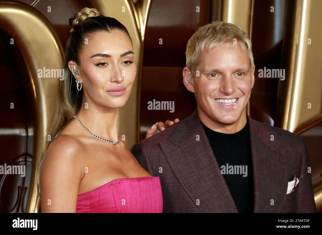 London, UK. 28th Nov, 2023. Sophie Habboo and Jamie Laing attend the