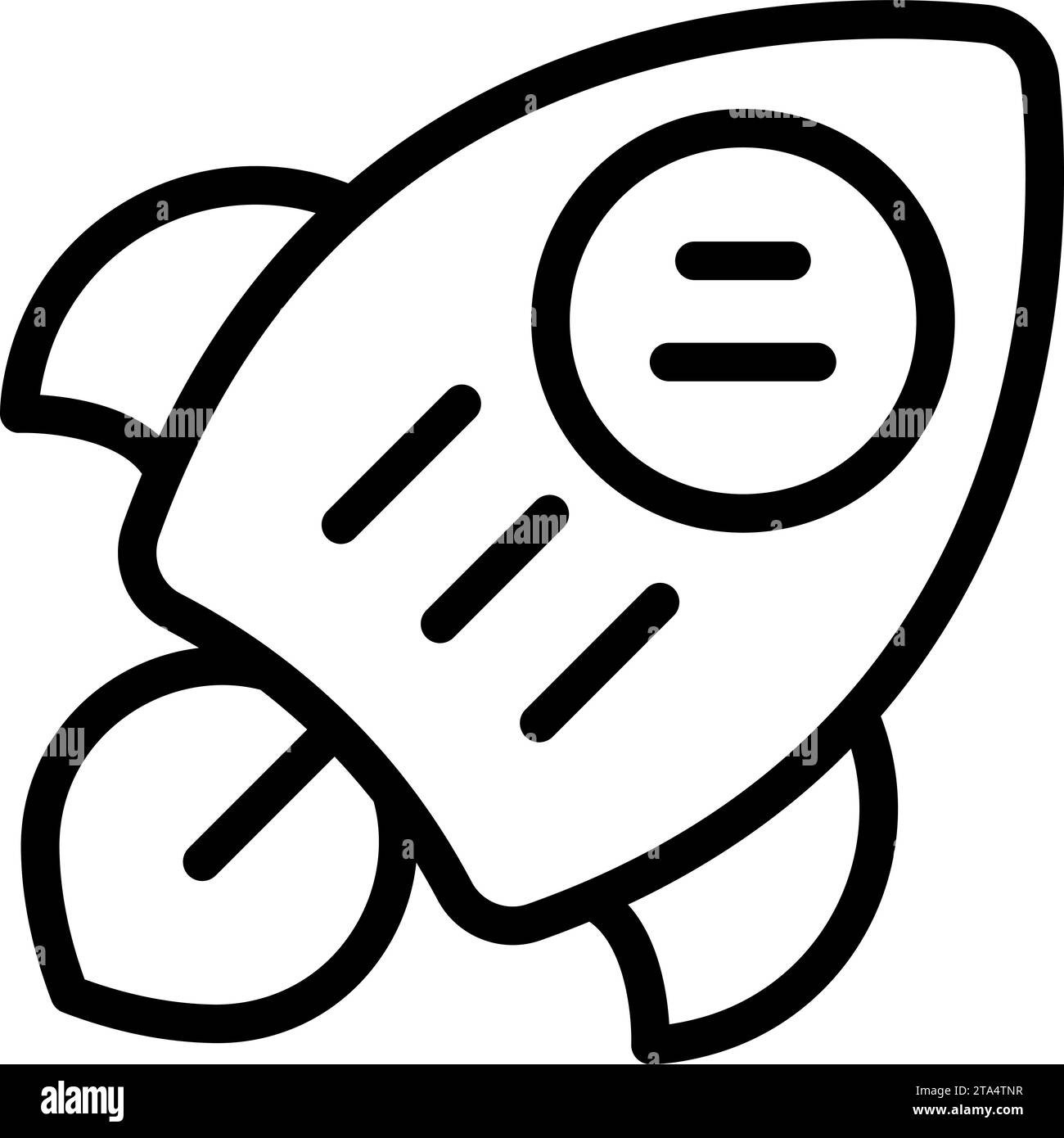 Business rocket startup icon outline vector. Integrity start. Making ...
