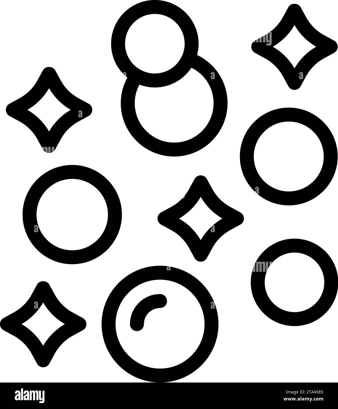 Dishwashing detergent suds icon outline vector. Foaming cleaning soap