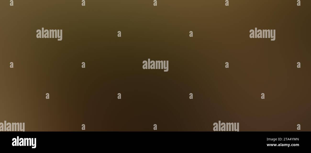Gradient dark brown blurry plain background matte banner Stock Photo