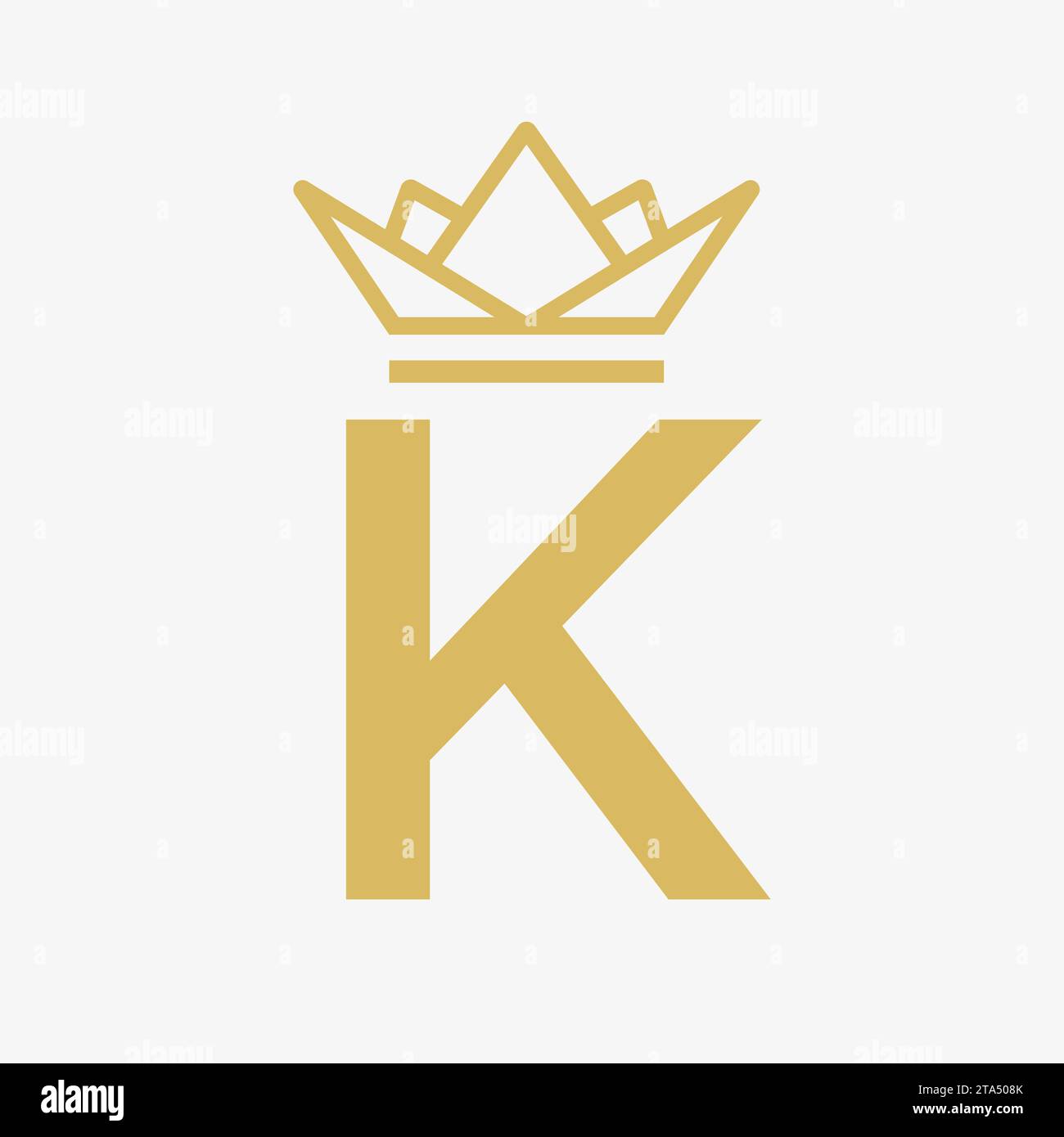 Initial Letter K Crown Logo Crown Logo For Beauty Fashion Star Initial Letter K Crown Logo Crown Logo For Beauty Fashion Star Elegant Luxury Sign 2TA508K