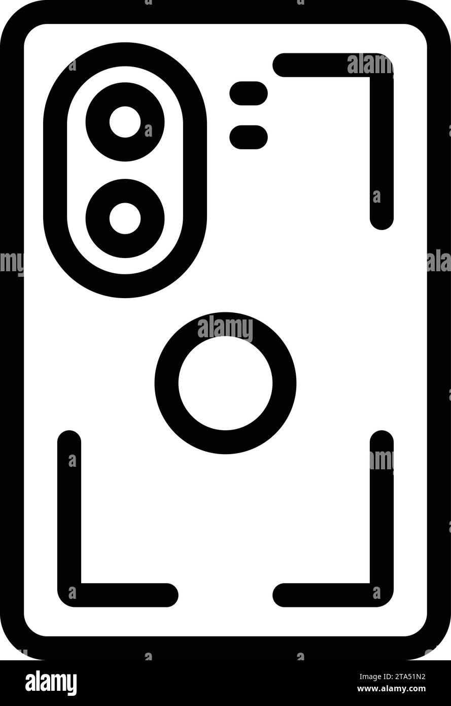 Snapshot digital device icon outline vector. Capturing images gadget. Picture taker photographic instrument Stock Vector