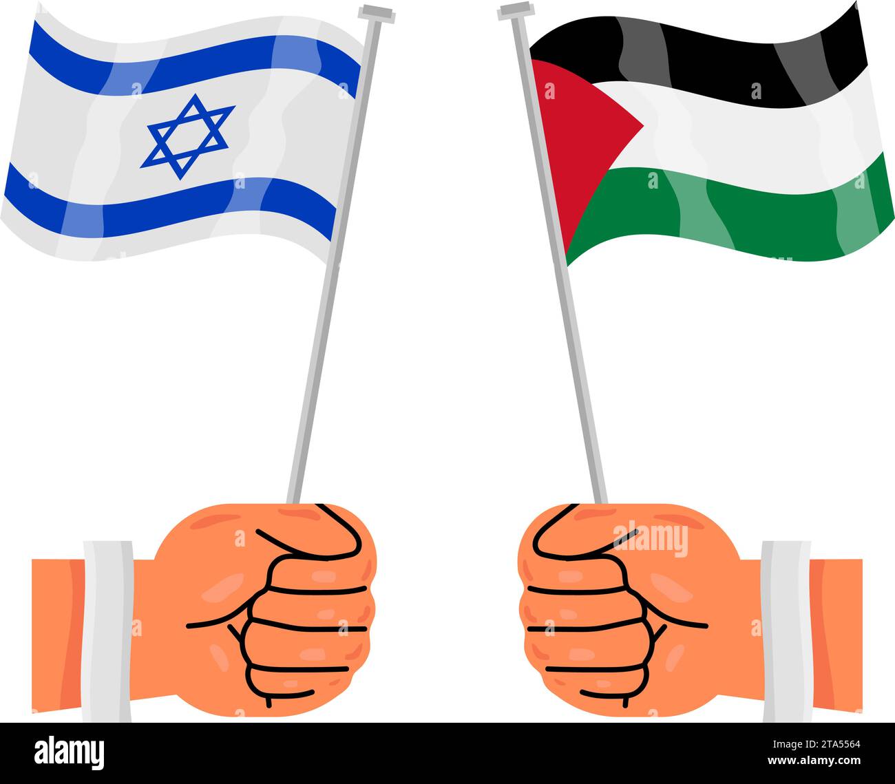 israel and palestine peace design Stock Vector Image & Art - Alamy