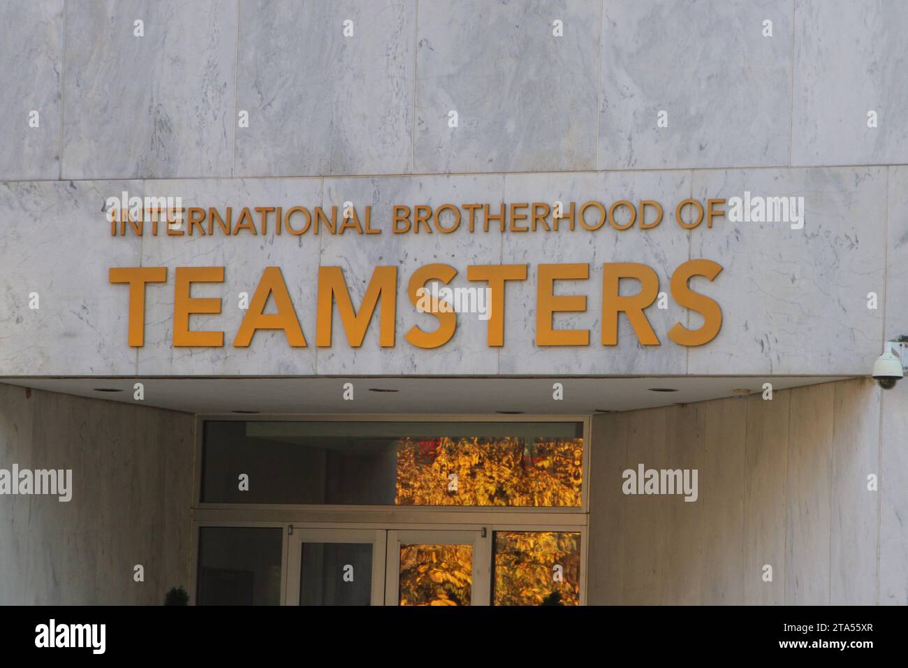 Washington, DC, USA. 28th Nov, 2023. Exterior view and signage of the