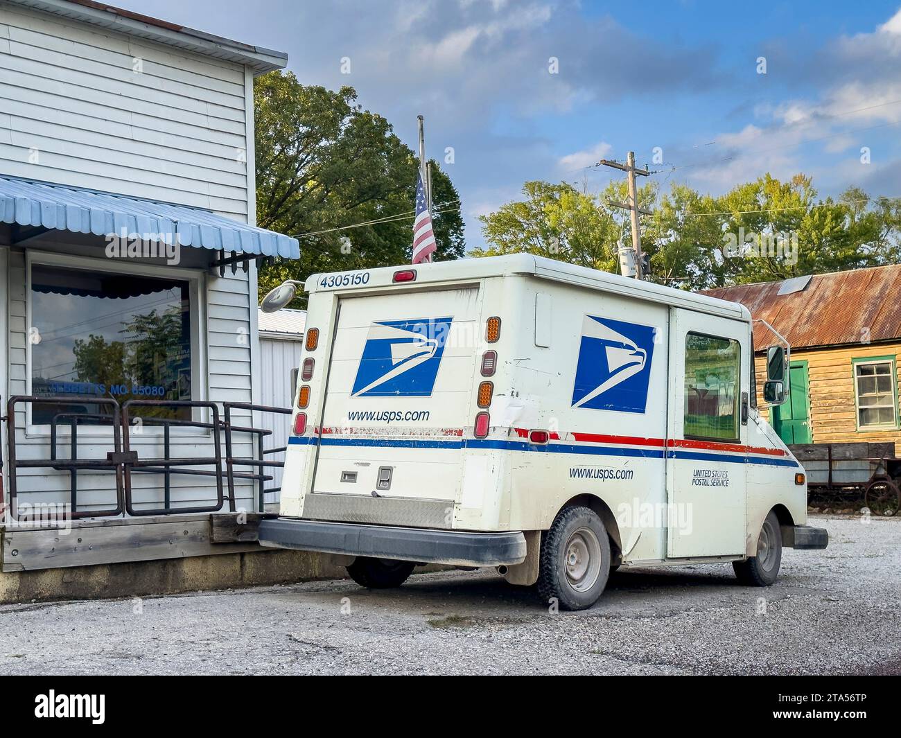 Postal service truck hires stock photography and images Alamy