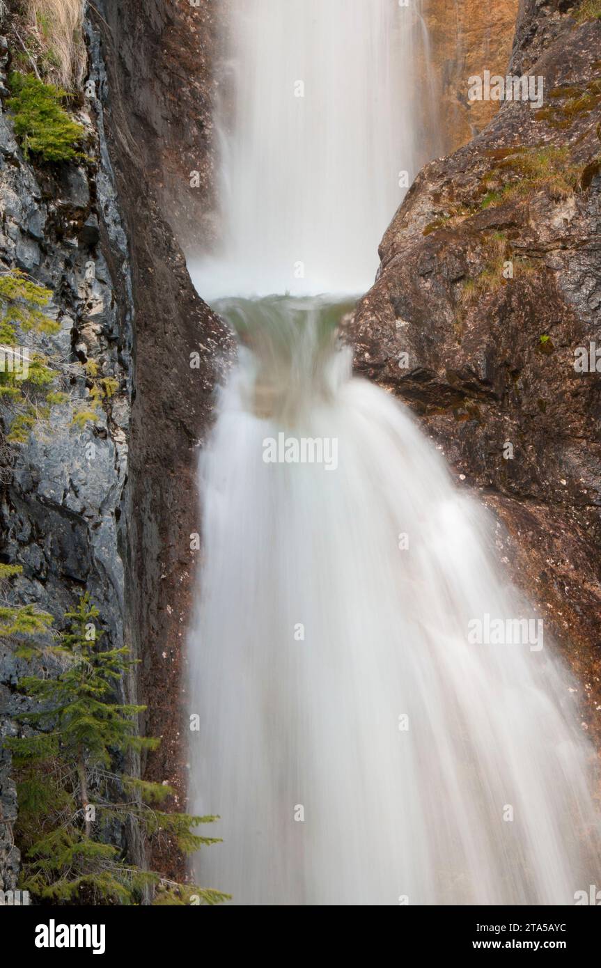 Silverton Falls, Banff National Park, Alberta, Canada Stock Photo Alamy