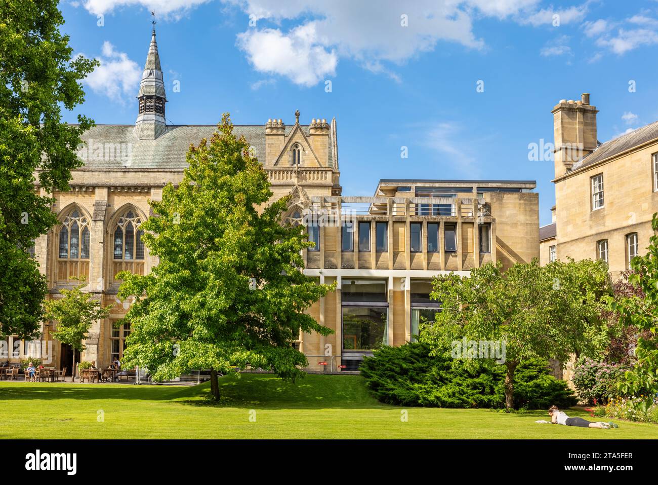 View to Hall and Senior Common Room at Balliol College. Oxford University, Oxford, England Stock Photo
