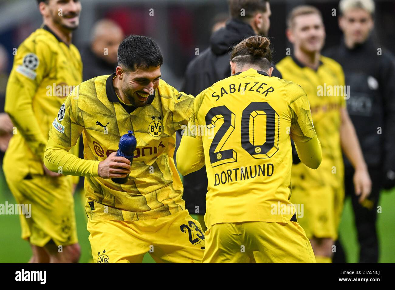 Emre Can (Borussia Dortmund) Marcel Sabitzer (Borussia Dortmund) during