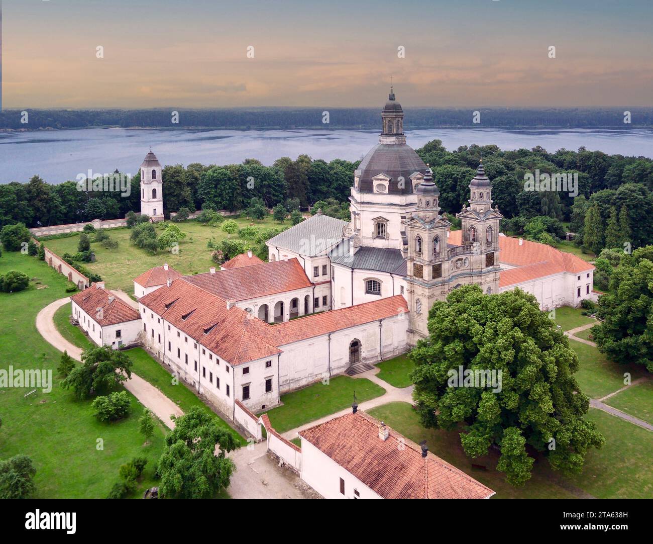 Kaunas, Lithuania: Pažaislis monastery and church Stock Photo