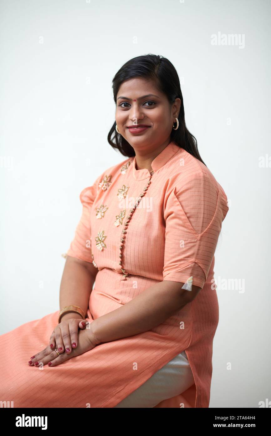 Indian mature woman hi-res stock photography and images - Alamy
