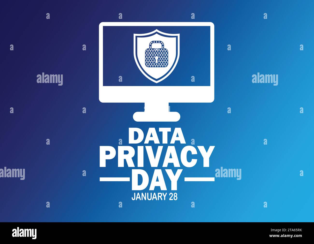 Data Privacy Day. January 28. Holiday concept. Template for background