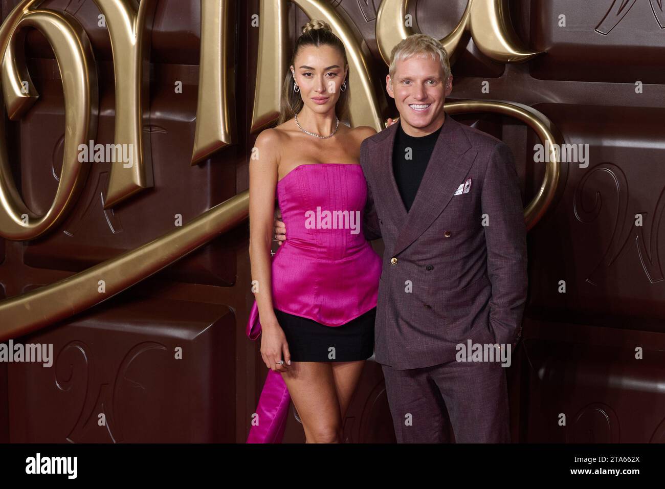 London, UK . 28 November, 2023 . Sophie Habboo and Jaimie Laing