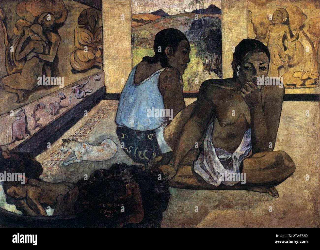 Tableaux sur toile Paul Gauguin - Te rerioa (le rêve