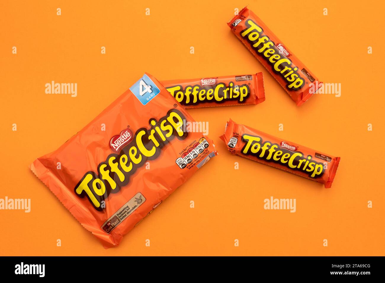 Nestle Toffee Crisp chocolate bars Stock Photo Alamy