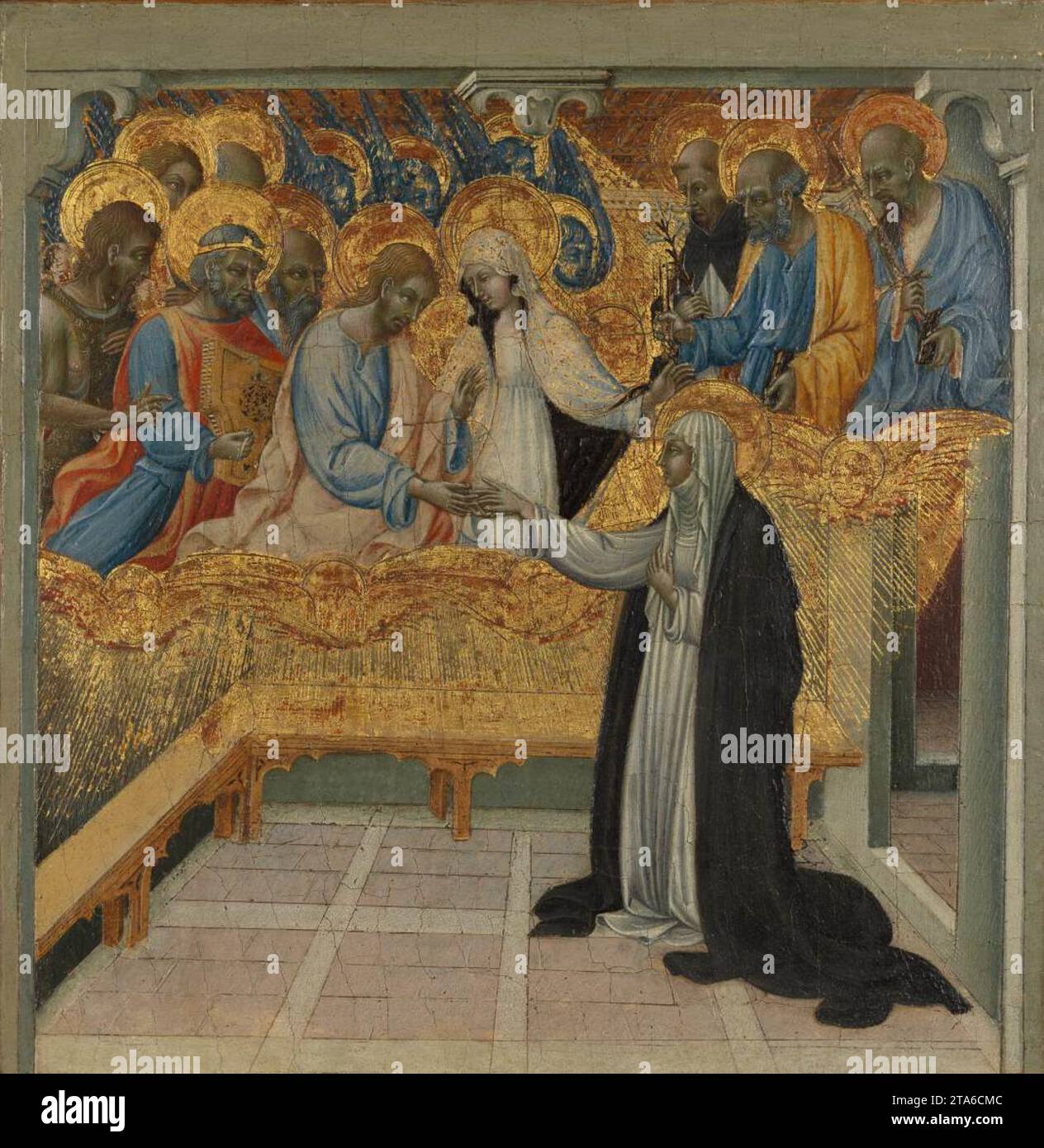 The Mystic Marriage of Saint Catherine of Siena 1447-65 by Giovanni Di ...