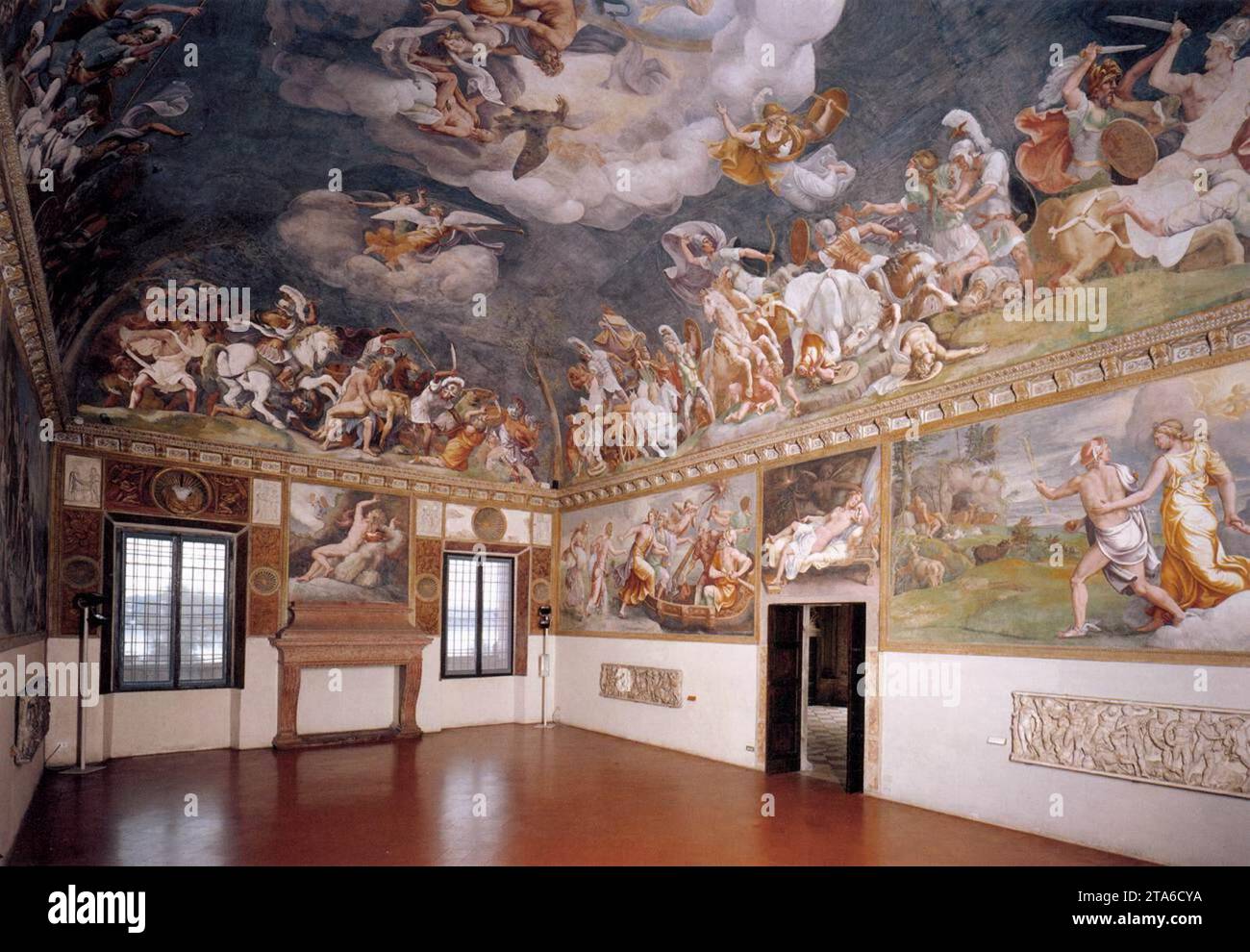 Sala di troia giulio romano hi-res stock photography and images - Alamy