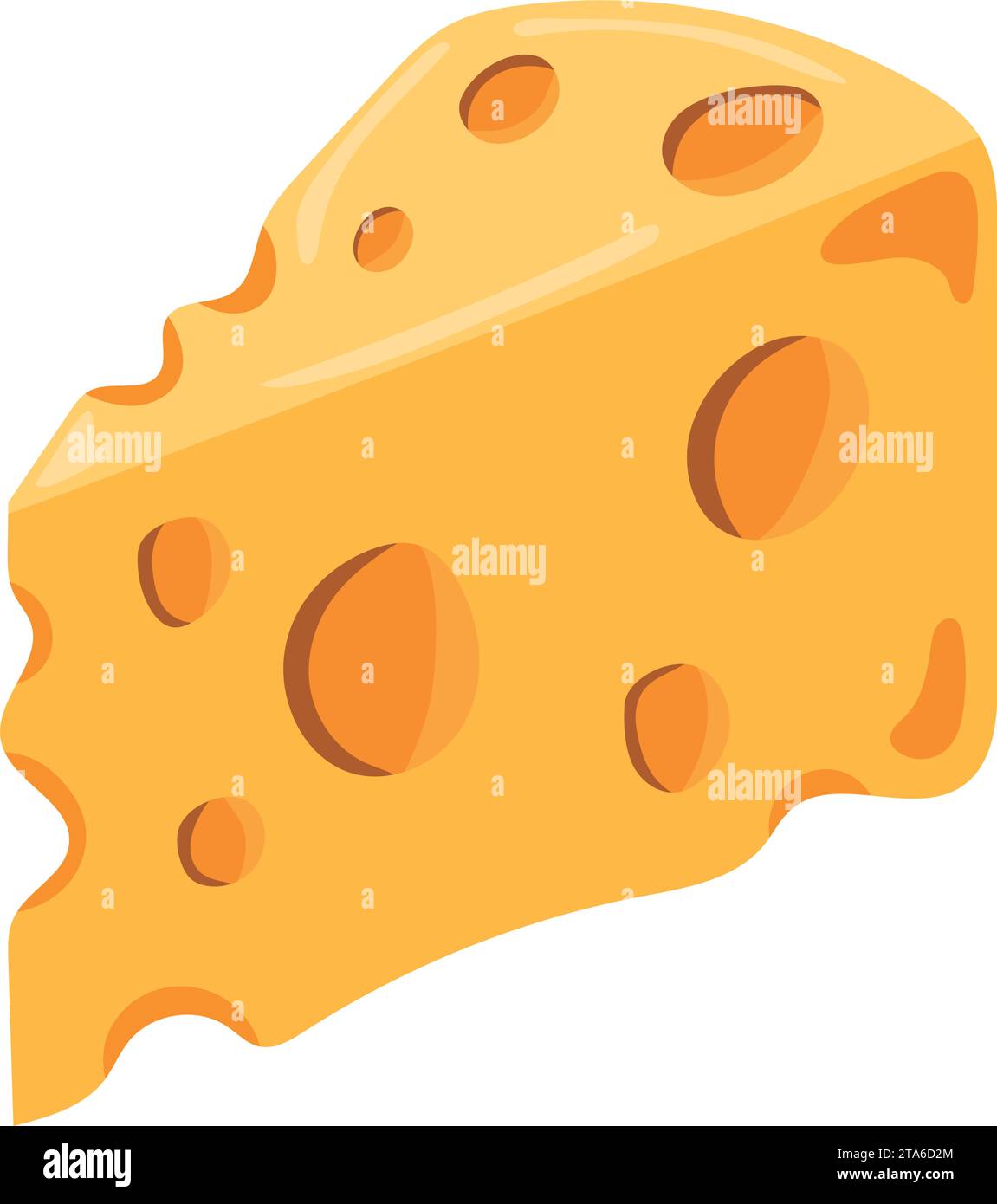 cheese slice illustration vector isolated Stock Vector Image & Art - Alamy