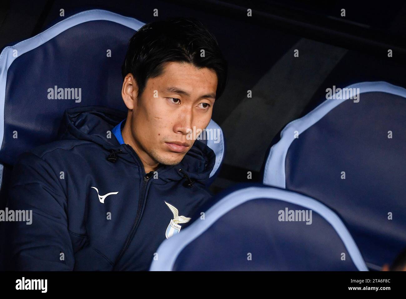 Daichi Kamada of SS Lazio during the Champions League Group E football match between SS Lazio and Celtic at Olimpico stadium in Rome (Italy), November 28th, 2023. Stock Photo